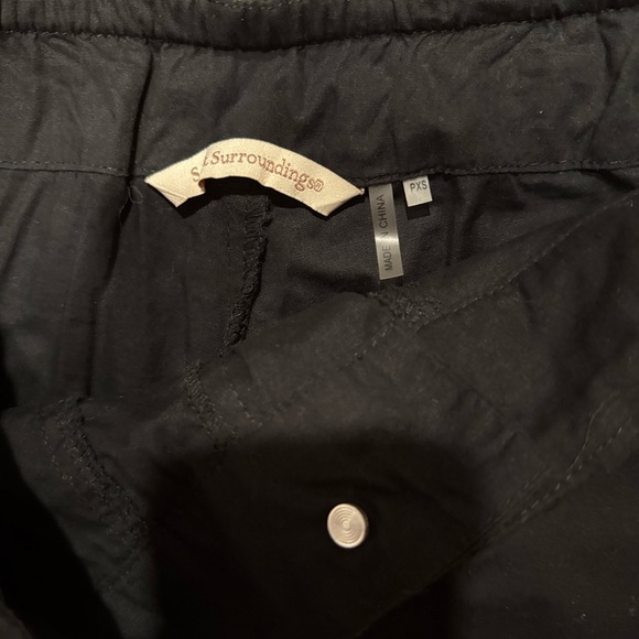 Soft Surroundings Wide Leg Ruffle Pants - Picture 3 of 3